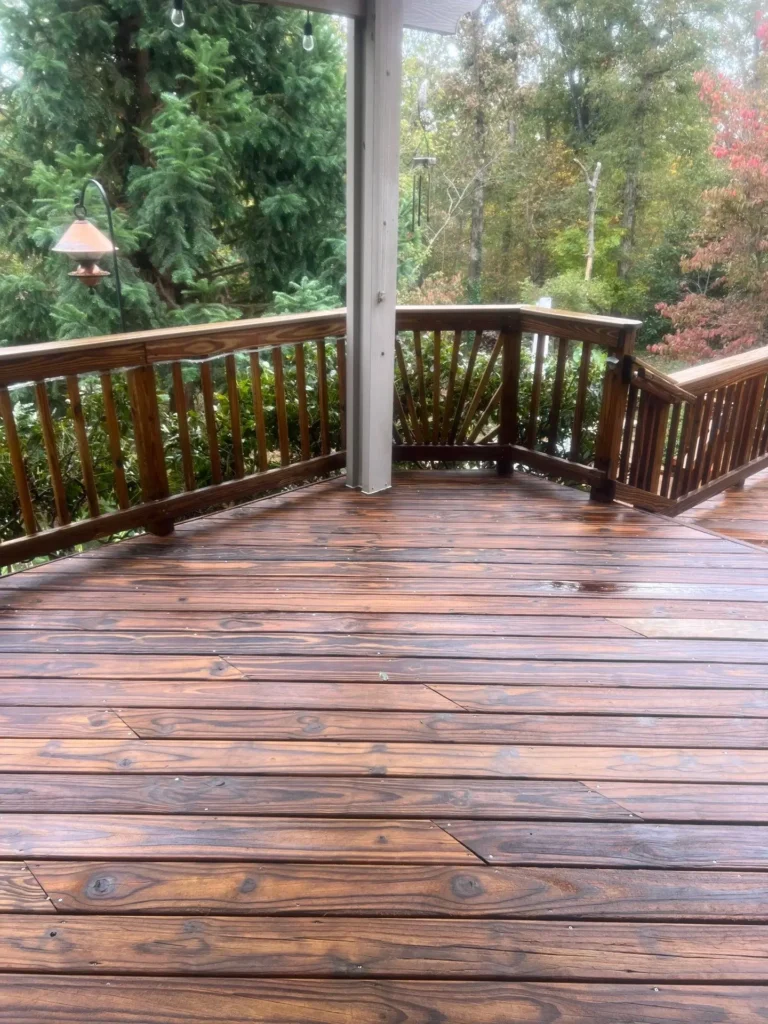 Professionally done deck sealing services in Wake Forest, NC