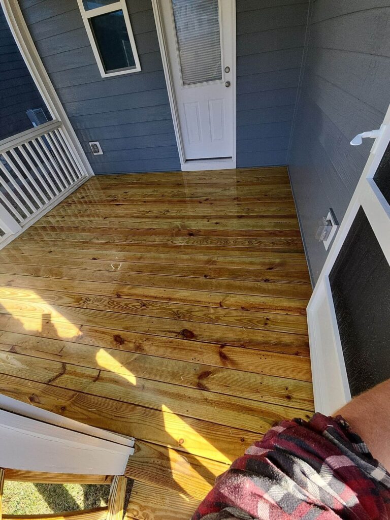 Professionally done deck sealing services in Durham, NC​