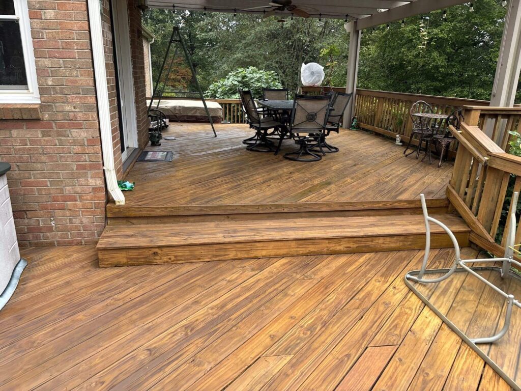 Deck sealing service near me in Cornelius, NC by DuraSeal